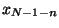 $x_{N-1-n}$